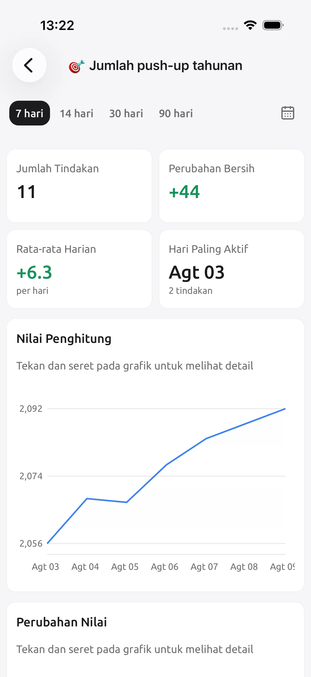 Tangkapan layar Tally Counter: Lihat perkembangannya, bukan hanya totalnya