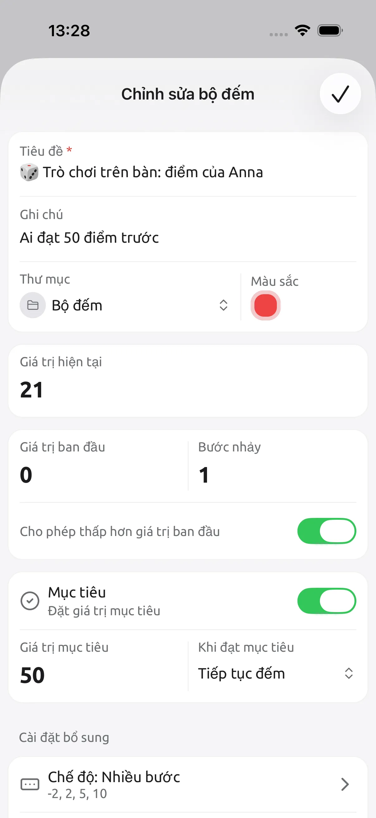 Ảnh chụp Tally Counter: Biến mỗi bộ đếm thành của bạn